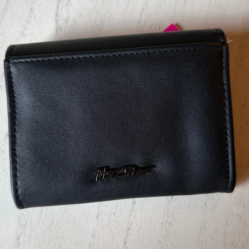 New Betsey Johnson FOREVER HOME WALLET BLACK/MULTI - Picture 8 of 10